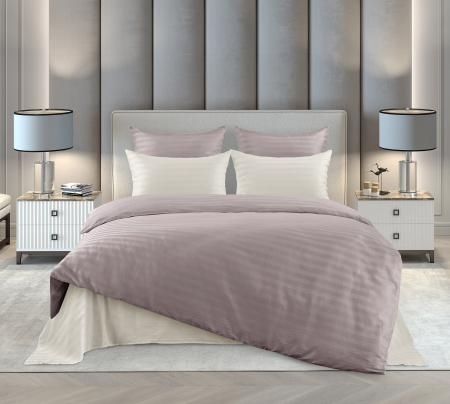 Постельное белье страйп-сатин ТМ Королевское искушение / Макиато