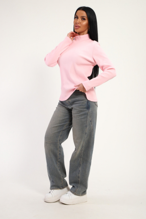 Женская водолазка 74721 / розовый