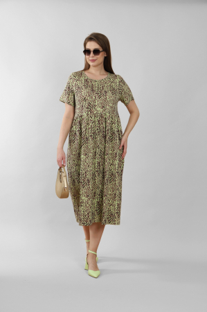 Платье женское Дыхание лета-1 / Зеленый