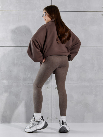 Брюки для девочки Силаник-1 / шоколадный