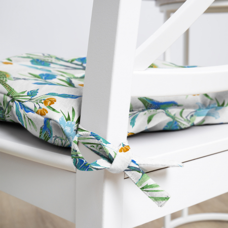 Подушка для стула "Самойловский текстиль" с тафтингом 40/40 Квезаль