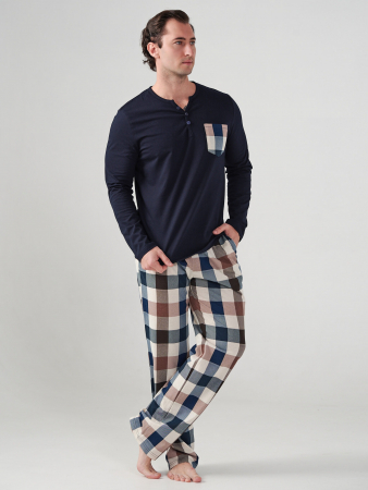 Мужская пижама "Горец" 1097-К / Темно-синий
