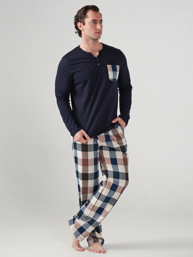 Мужская пижама "Горец" 1097-К / Темно-синий