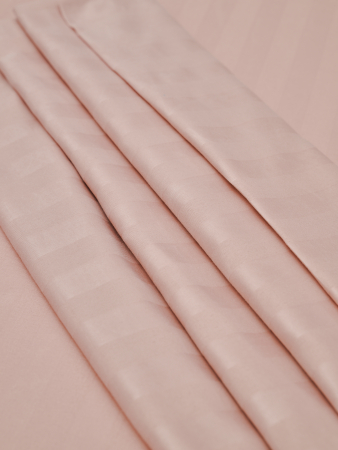 Пододеяльник микрофибра страйп / Пудра