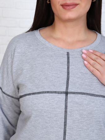 Женский свитшот Николет / серый