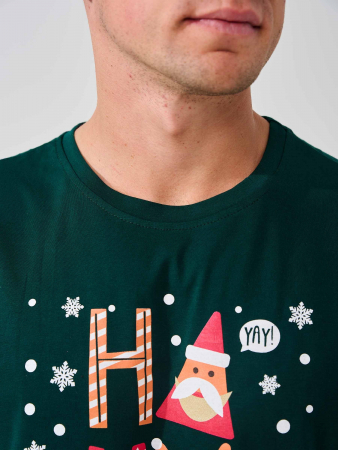 Мужская пижама "Пряник" 1820-К / Изумрудный