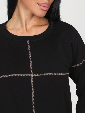 Женский свитшот Николет / черный