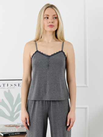 Женская пижама Рива-2 / тёмно-серый меланж