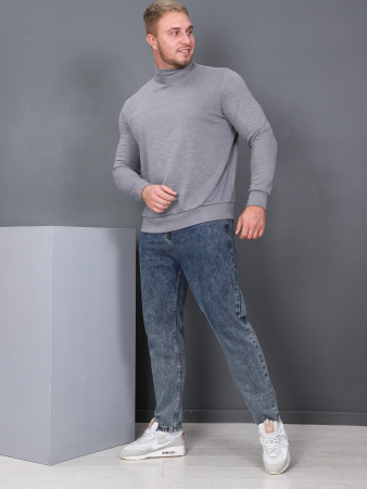 Водолазка мужская Бадлон / серый