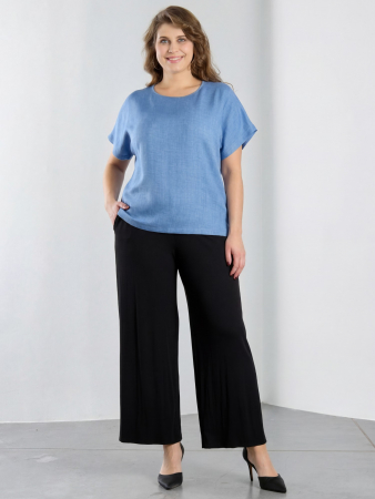 Женская блузка "Женский каприз-3" / синий