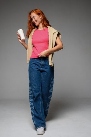 Женская майка 14409/1 / розовый