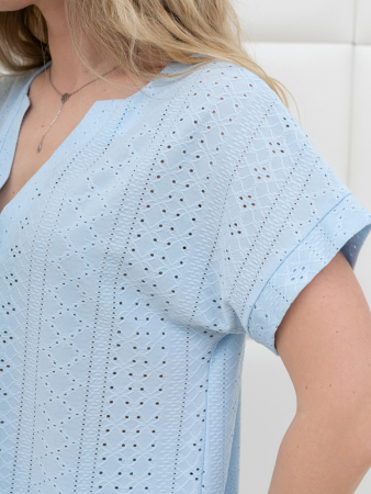 Женская блузка Дис БЛ-043 / голубой