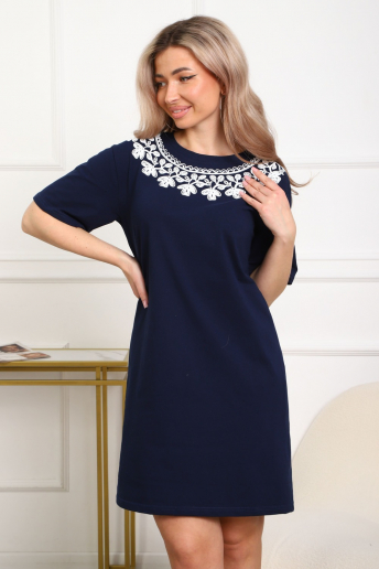 Женская туника 29535 / темно-синий