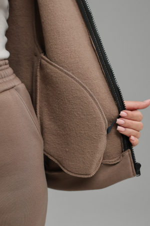 Женский костюм с брюками 74722 / капучино