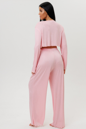 Женская пижама с брюками 2244/1 / Розовый