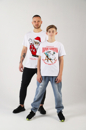 Детская футболка для мальчика Карнавал-2 / молочный