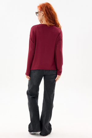 Лонгслив женский оверсайз Б Арт. 10637