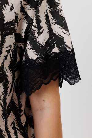 Женская пижама с бриджами 1866/1 / Черный