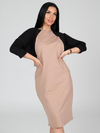 Женское платье Воксель / бежевый