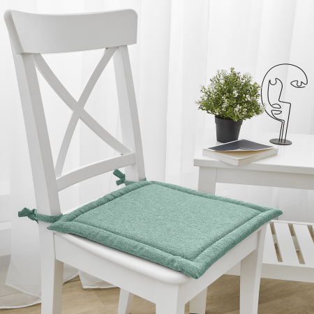 Подушка для стула "Волшебная Ночь" 40/40 Бирюза