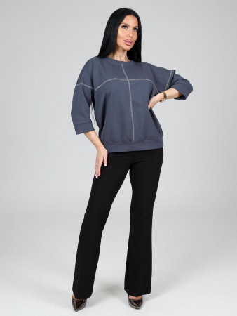 Женский свитшот Николет / темно-серый