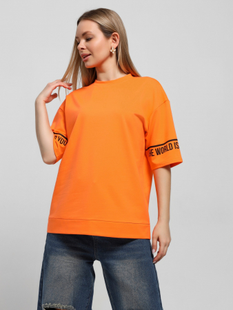 Женская футболка Терри-2 / оранжевая