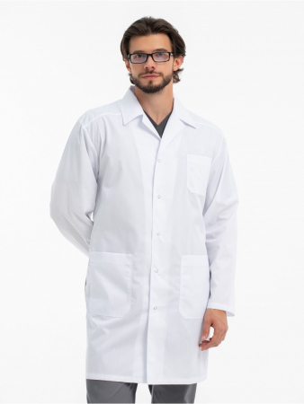 Халат медицинский мужской 65.0 / Белый