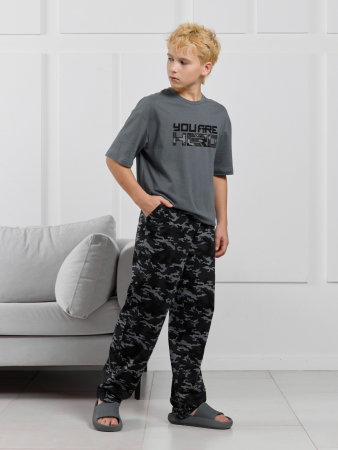 Костюм для мальчика Экипаж-1 / графитовый