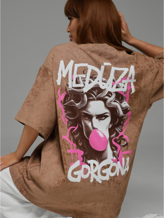 Женская футболка Ирбис / Кофе варенка