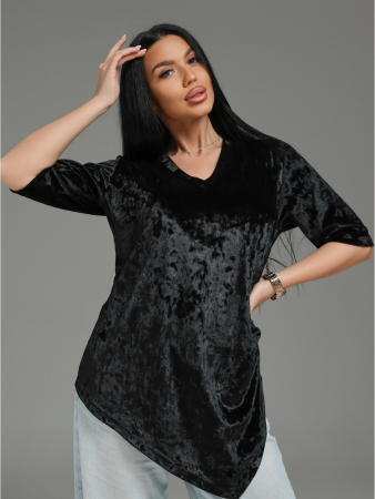 Женская футболка Мия / Черный