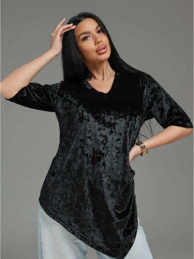 Женская футболка Мия / Черный