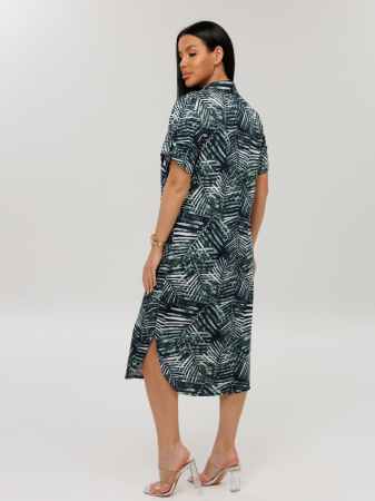 Женский халат Х-105(К) / Зеленый (папоротник)