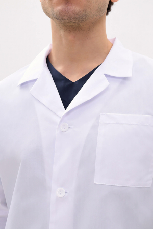 Халат медицинский мужской 5-87-01-5 / Тиси Белый