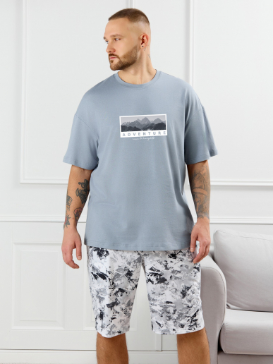 Мужской костюм Олимп-4 КП-164 / серый