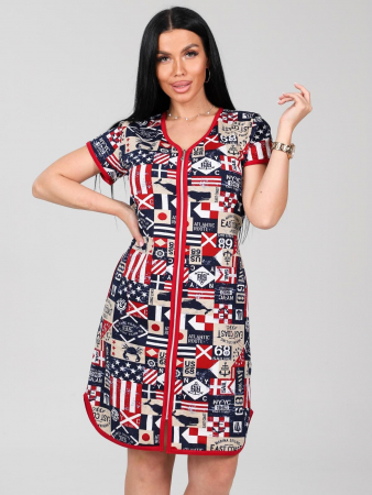 Женский халат Тома / синий