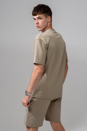 Мужской костюм с шортами 14486 / мокко