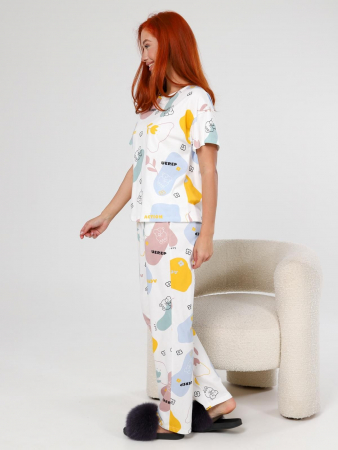 Женская пижама Мирин / молочный