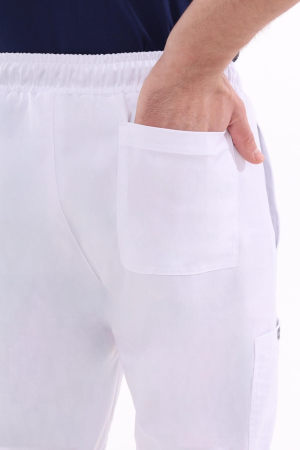 Брюки медицинские мужские 1-50-05-0 / Silva 0 Crystal white