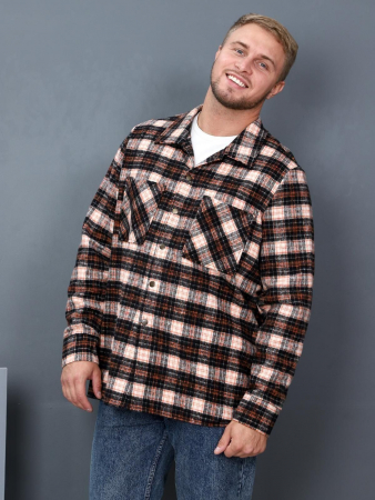 Рубашка мужская Никос / оранжевый