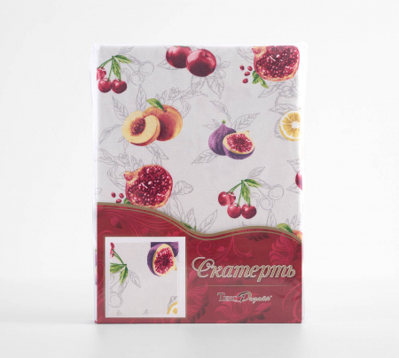 Скатерть рогожка / Спелые фрукты 1