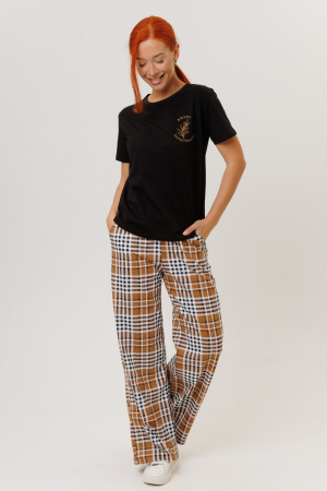 Женский костюм с брюками 2260 / Горчичный