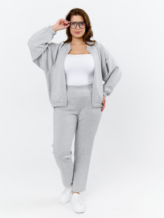 Женский бомбер Нео-1 БО-004 / серый меланж