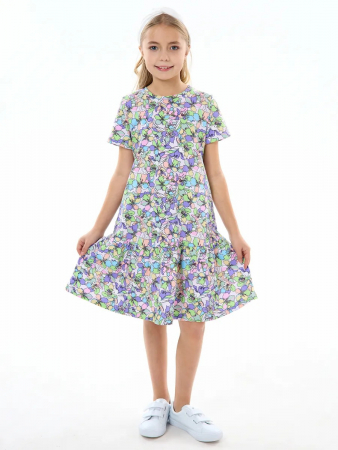 Детское платье "Лето" / Яркие цветы