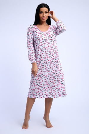 Женская ночная сорочка 51197 / розовый