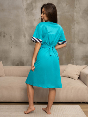 Женский халат мод.2119/1 / Петроль