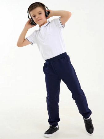 Детские брюки "Конструктор" / Синее море