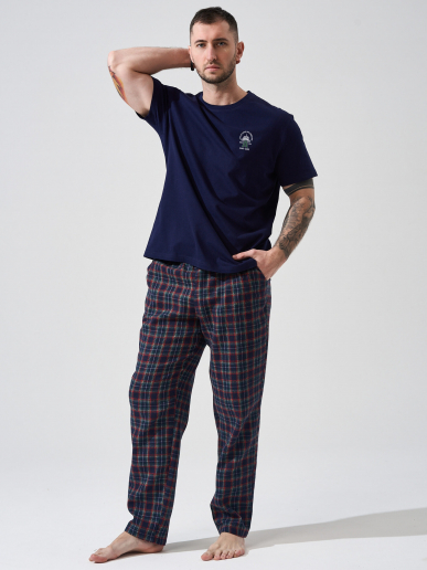 Мужская пижама "Авангард" 2390-К/Ф / Чернильный