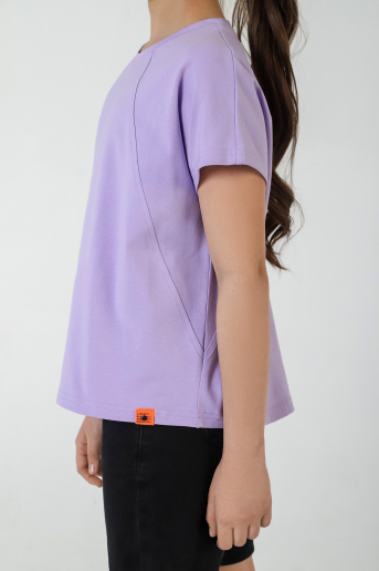 Футболка для девочки Гретта-1 / Лиловый