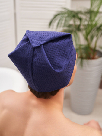 Набор для бани и сауны мужской вафельный Василек / AV