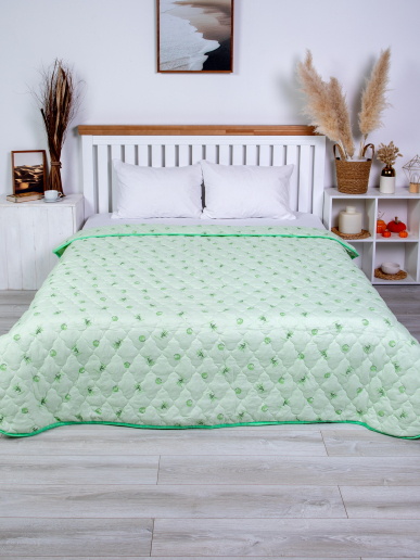 Одеяло-покрывало "Бамбуковое волокно" поплин 300 гр/м2